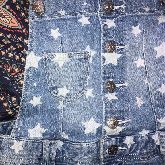 H&M 14Y+ Star Jean Over-alls - Picture 2 of 7